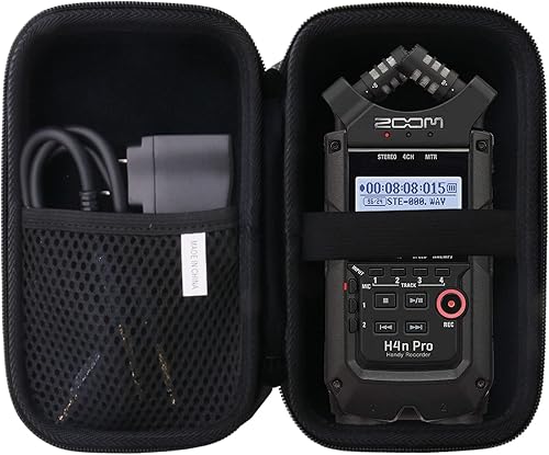 Estuche rígido de repuesto para Tascam DR-40XTascam DR-05XZoom H4n Estuche de transporte para grabadora de audio digital de cuatro pistas. (grande)