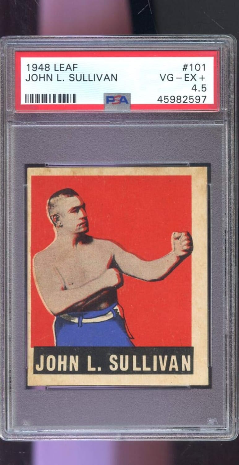 1948 Leaf #38 John L. Sullivan PSA 4.5 Graded Boxing Card