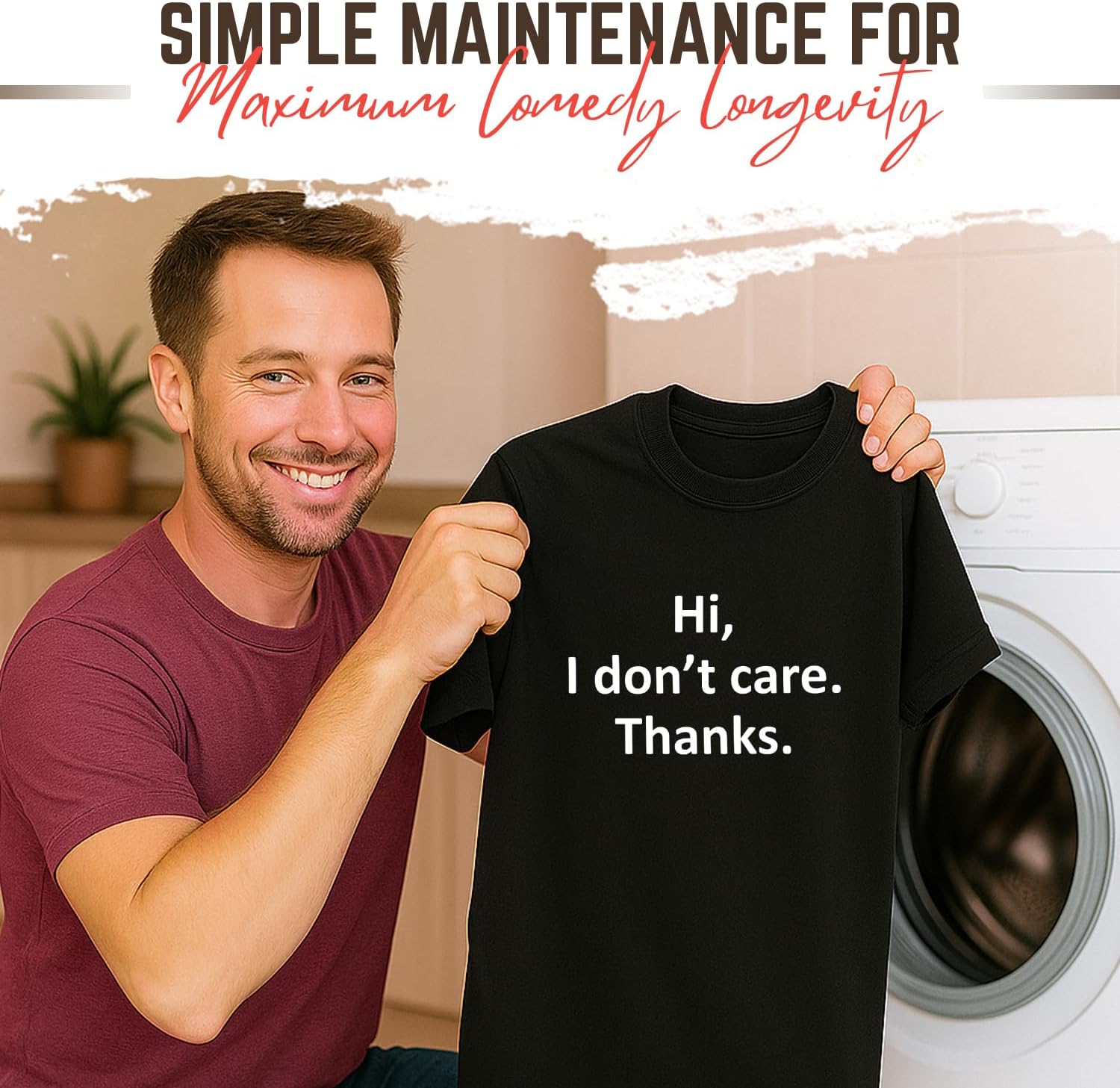 Hi I Don't Care Thanks Introvert Sarcastic Casual Vibe Now. Funny Tshirt | Savage Outfit Fashionable | Sarcasm T Shirt