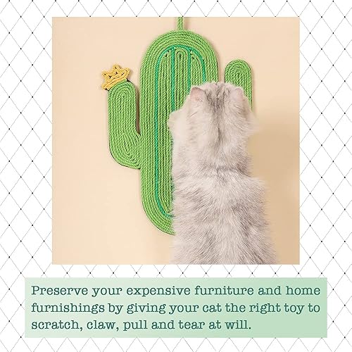 Miniatura 5 de Tapete rascador para gatos, de sisal natural, alfombrilla horizontal para rascar el suelo de los gatos, protege alfombras y sofás, almohadillas para