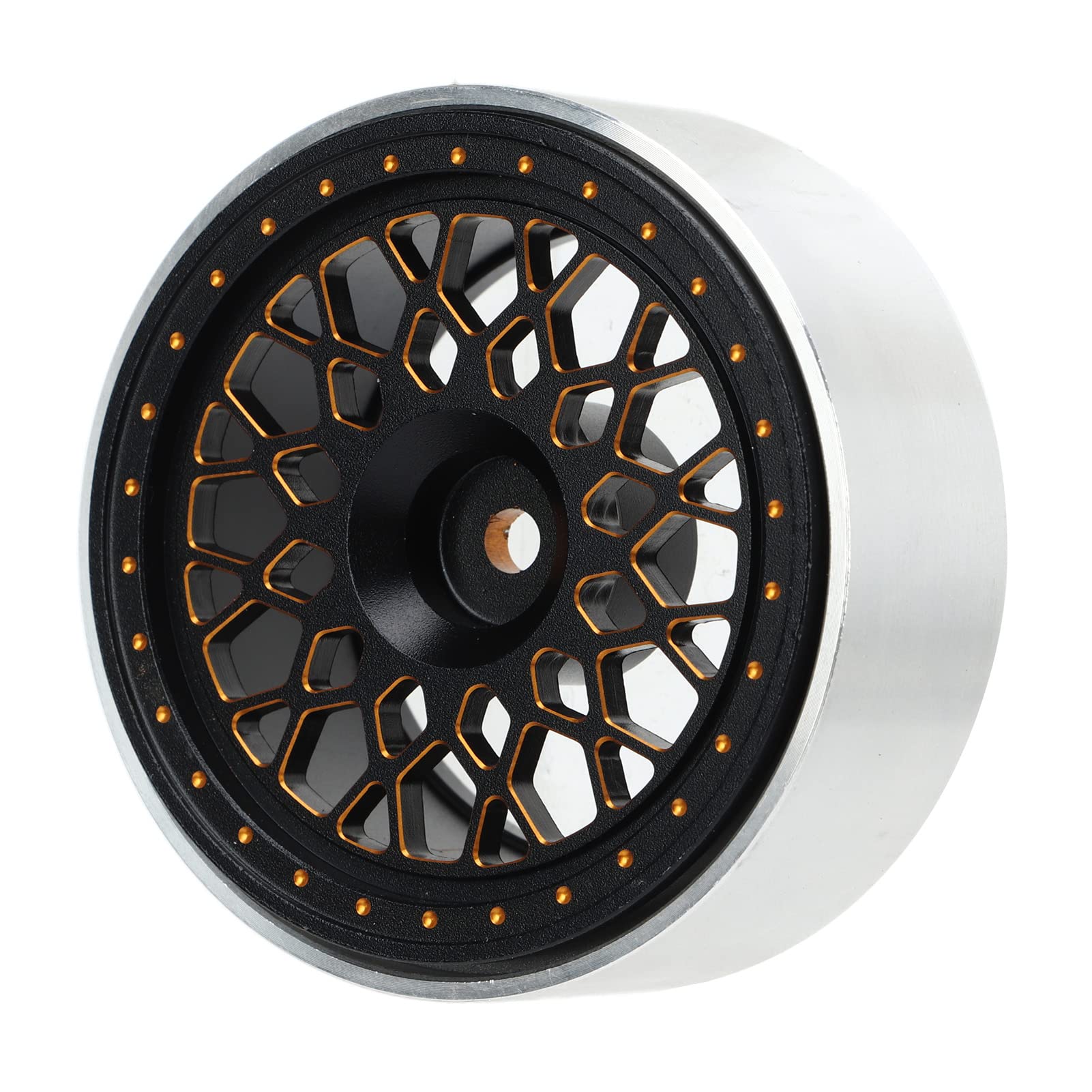 Alomejor Obręcz Koła RC Beadlock 1,9 Cala, Piasta ze Stopu Aluminium do