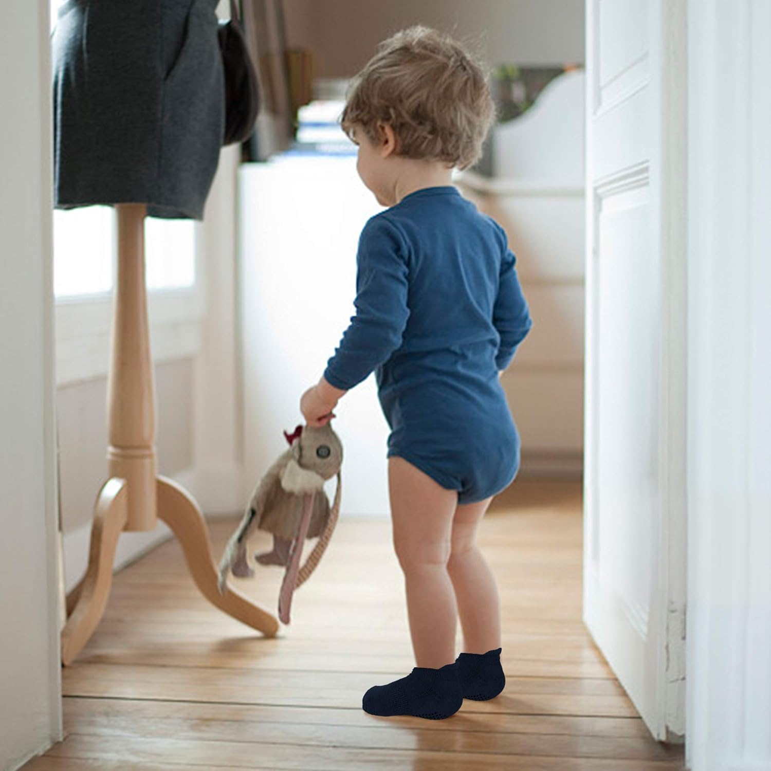 JHM Kids Slipper Hospital Grip Athletic Sport Non Slip Non Skid Anti-slip Socks For Kids Baby Boys Girls - Image 7