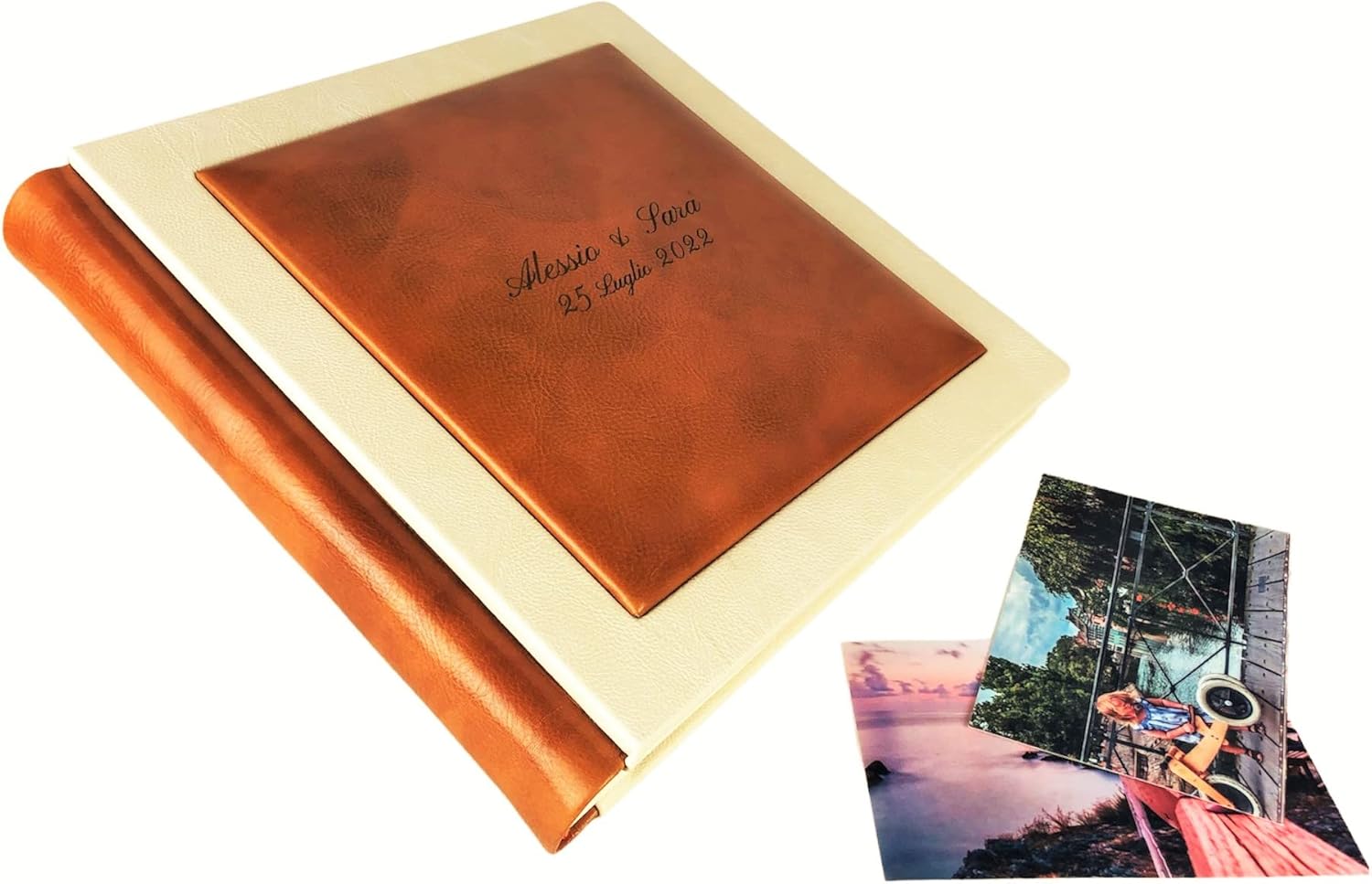 Personalised Best Friend Scrapbook Photo Album Wooden Engraving