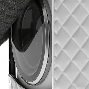 Washer Dryer Combination Covers - Insulated UV Resistant Protective Durable Cover For Front Loader, Waterproof Wax Shield With Simple Fitting Design | Perfect Top Load Appliances Home Outdoor Bathroom