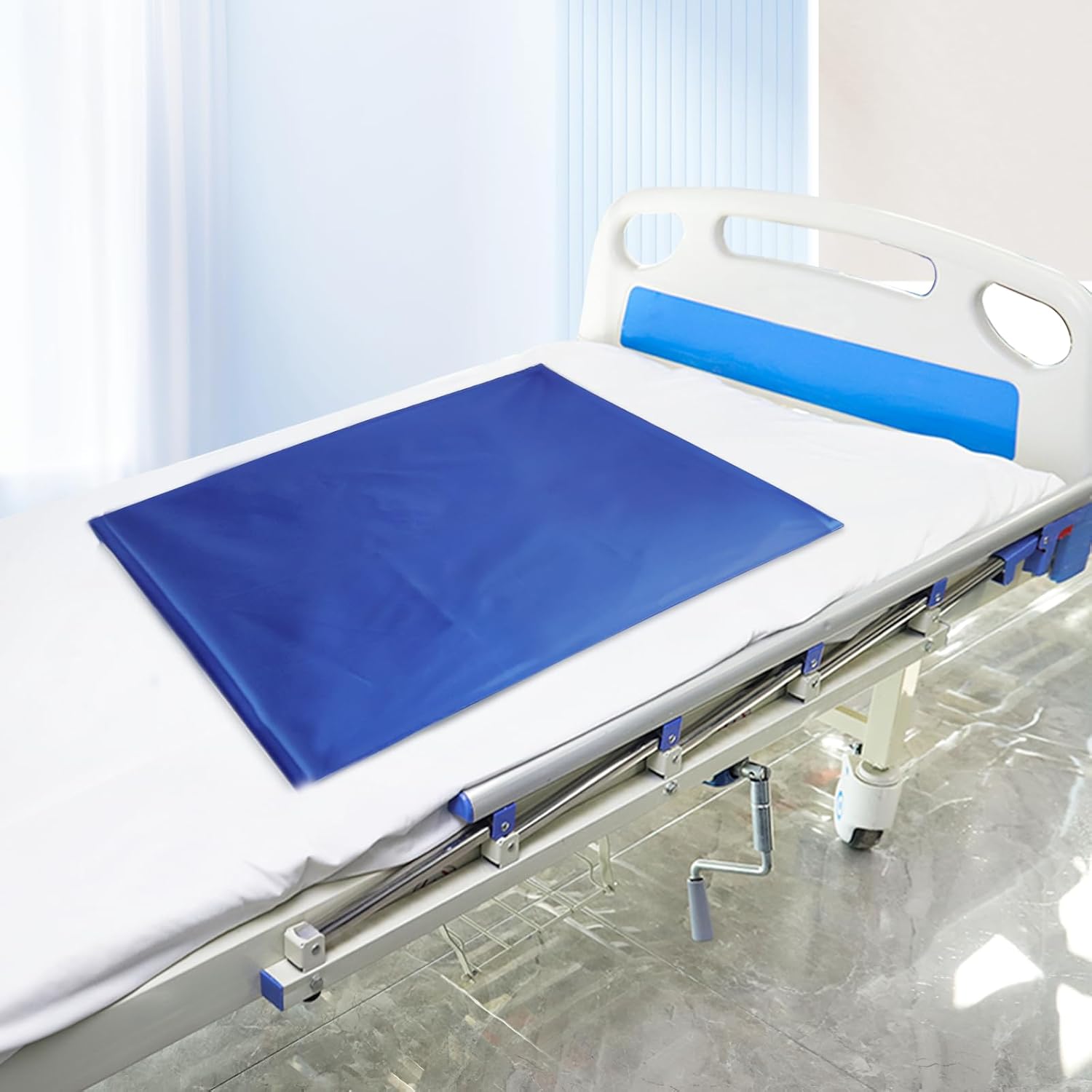 Tubular Slide Sheet for Patient Transfer, Sliding Sheet to Assist Moving Elderly, Draw Sheet for Cars, Vehicles, Wheelchairs and Bed Transfers for Turning, Repositioning, Sliding, Blue, 1Psc, 54"x30"