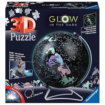 Ravensburger Star Globe Glow in The Dark 3D Jigsaw Puzzle 180 Pieces
