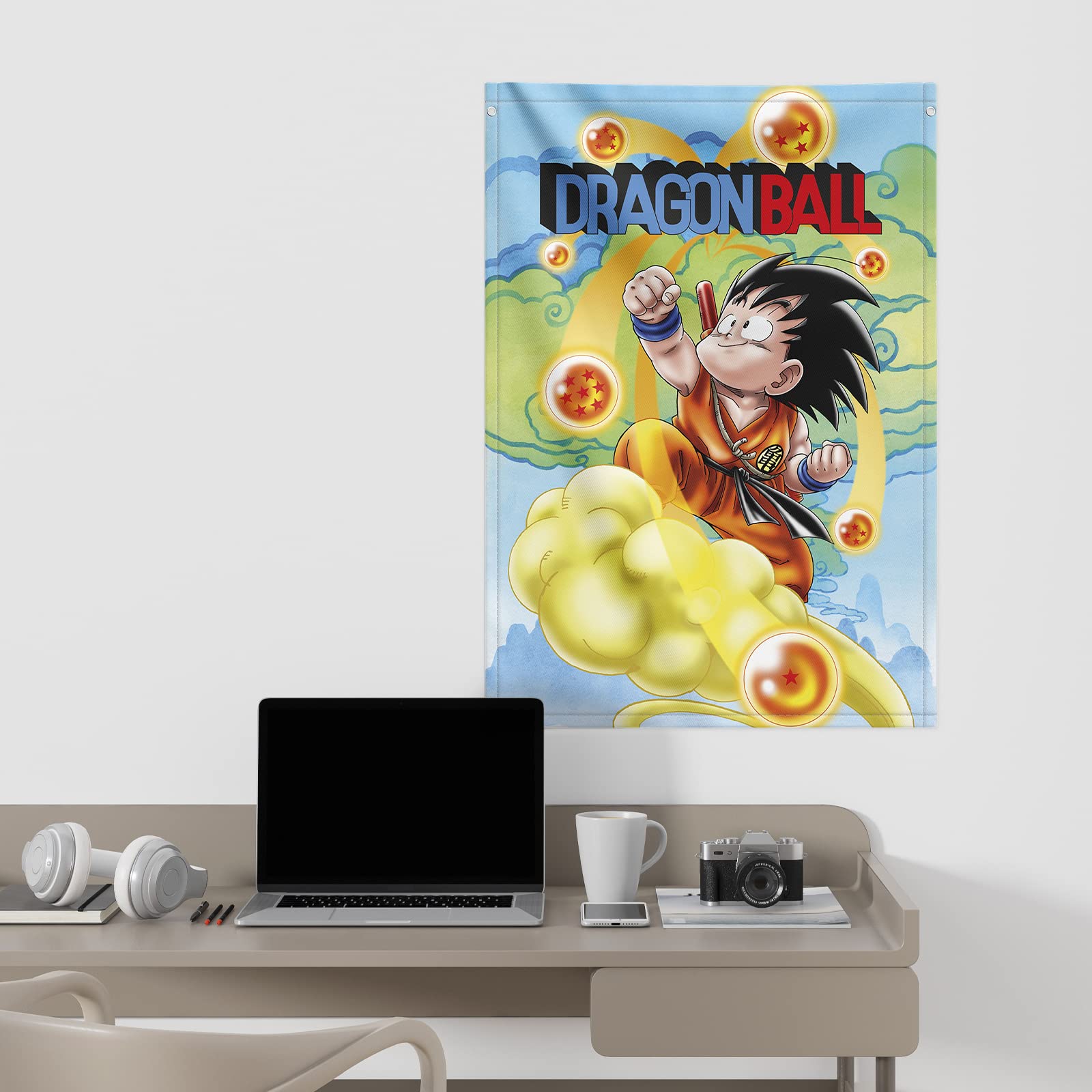 Grupo Erik - Poster Dragon Ball, Toile Murale Tissu 70 x 100 cm | Poster Manga, Décoration Murale, Kamekono