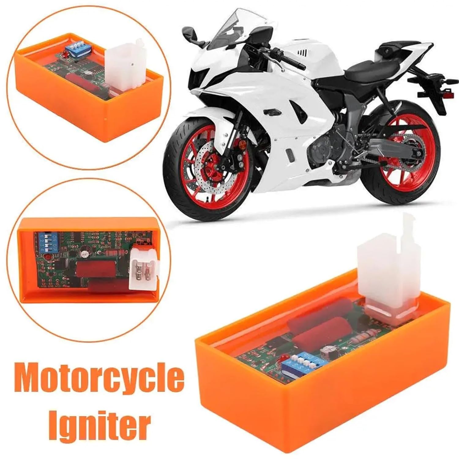5 Pin AC CDI Cassette with DIP Switch - Motorcycle Ignition Speed Limiter for Wave 100 & YX140