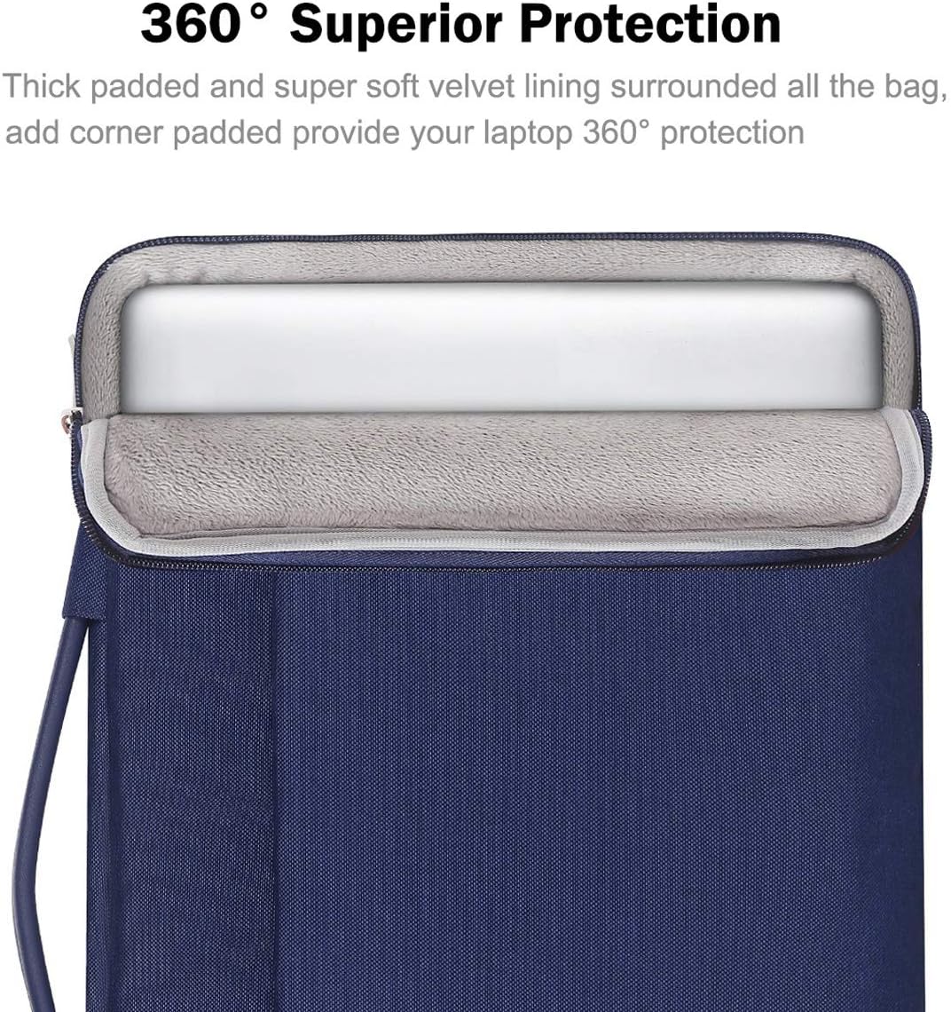 Landici Laptop Case Sleeve 14 15 15.6 Inch with Handle,360°Protective Computer Cover Bag Compatible with 16" MacBook Pro 2020,Surface Book 3/2,Hp Chromebook 14,Acer Samsung Chromebook 15.6,Grey: Electronics