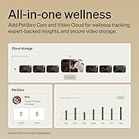 Vista 6 de PETLIBRO Comedero automático para gatos con cámara, video HD 1080P con visión nocturna, alimentador WiFi 5G para mascotas con audio de 2 vías