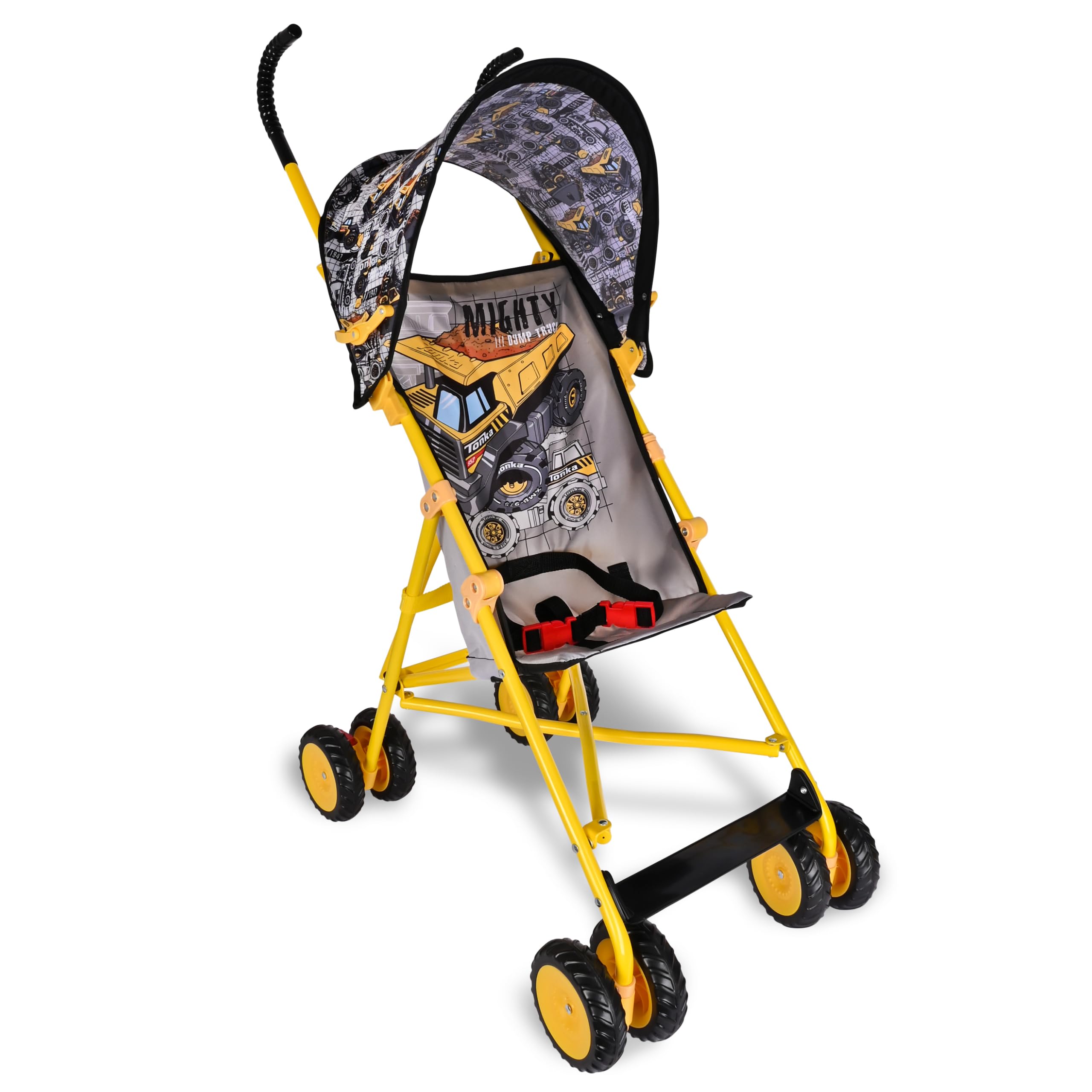 Umbrella Stroller for Toddlers – Lightweight Foldable Travel Stroller with 3-Point Harness, Locking Wheels, Adjustable Canopy, Compact & Portable