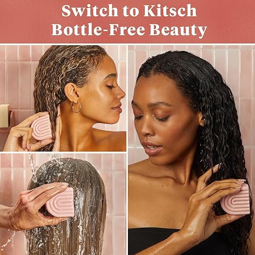 Miniatura 7 de Kitsch Jabón acondicionador de aceite de ricino en barra  Cuidado del cabello hidratante e hidratante  Acondicionador de aceite de ricino orgánico