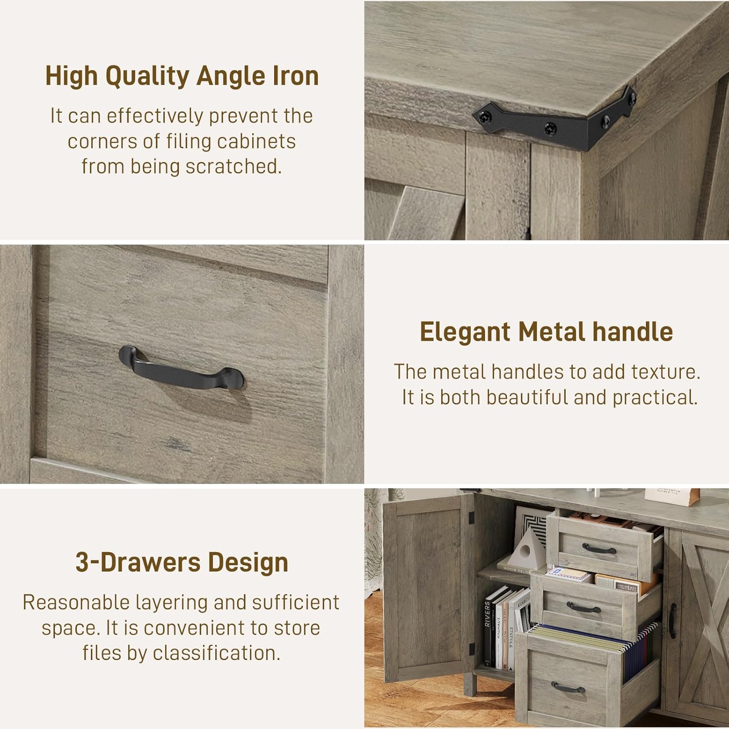 Key Features: Corner Reinforcement, Handles, and Drawer Design