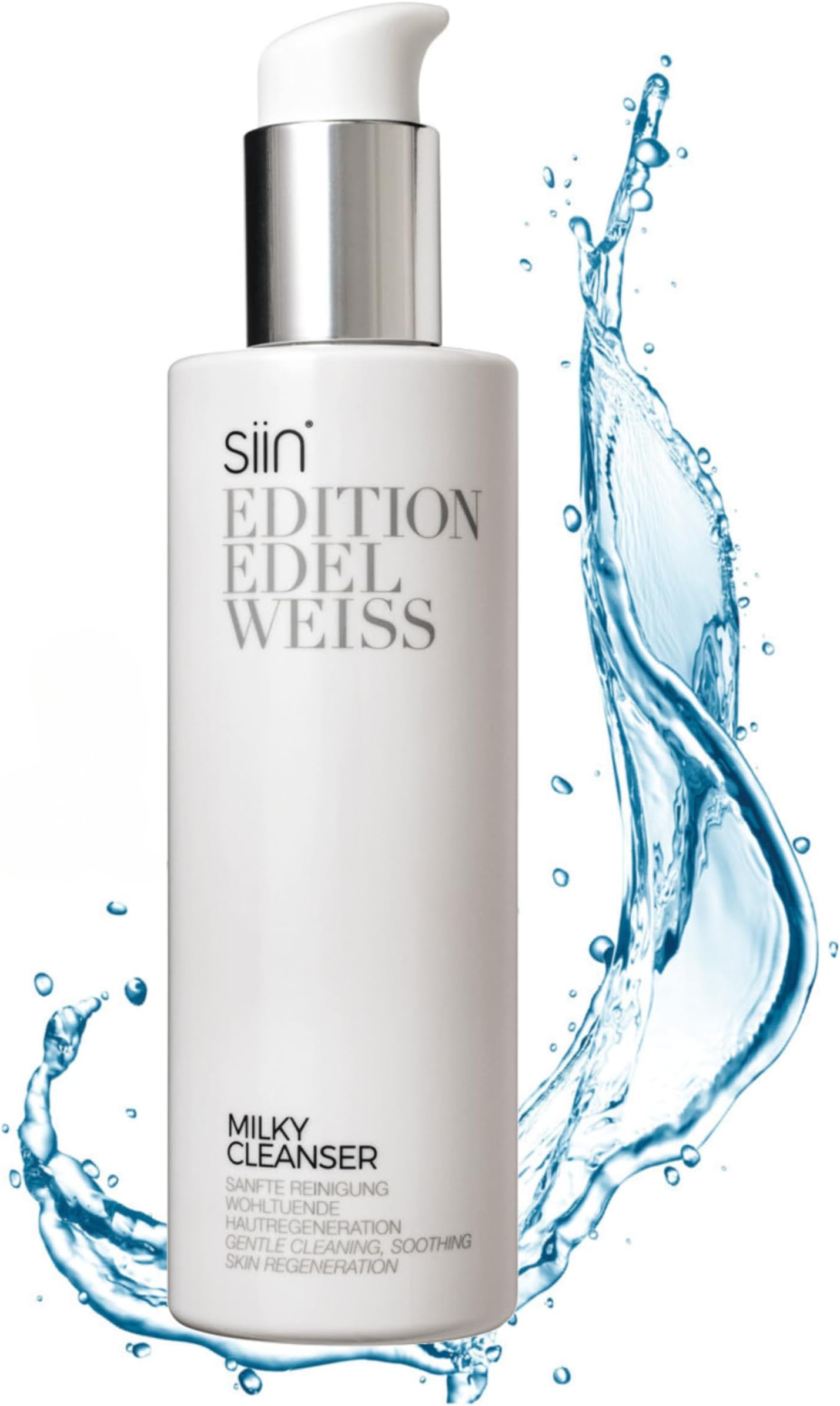 – Milky Cleanser - Cleansing Gel for Deep Pore Vegan Facial Cleansing - Effective Makeup Removal - with Antioxidant, Tea Bush Ginseng Edelweiss Noni Fruit Goji Berry - for All Skin Types