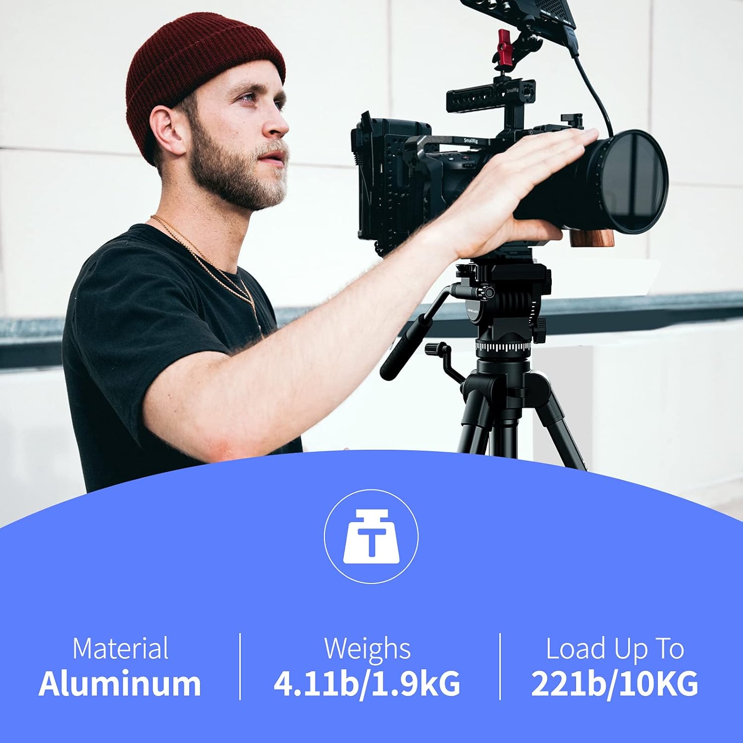 Discount 70% Video Tripod with Fluid Head, Heavy Duty Professional Video Camera Tripod Travel Tripod Aluminum Compatible for DSLR SLR Nikon Canon Sony Camcorder DV with Carry Bag Discount 80% Video Tripod with Fluid Head, Heavy Duty Professional Video Camera Tripod Travel Tripod Aluminum Compatible for DSLR SLR Nikon Canon Sony Camcorder DV with Carry Bag