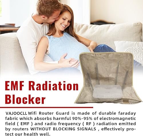 Miniatura 6 de Cubierta de enrutador WiFi, cubierta inteligente de enrutador de alta protección, protector WiFi versátil (14 pulgadas x 15.5 pulgadas)