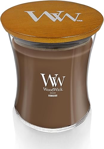 Vista 25 de WoodWick - Vela mediana de reloj de arena, aroma Fireside, cera de mezcla de soja prémium, se agrieta mientras se quema, perfecta para regalo, 9.7