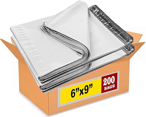 Miniatura 12 de iMBAPrice Paquete de 200 sobres de polietileno negros de 9 x 12 pulgadas, bolsas de sobres de polietileno color #3, autoadhesivas, impermeables y a