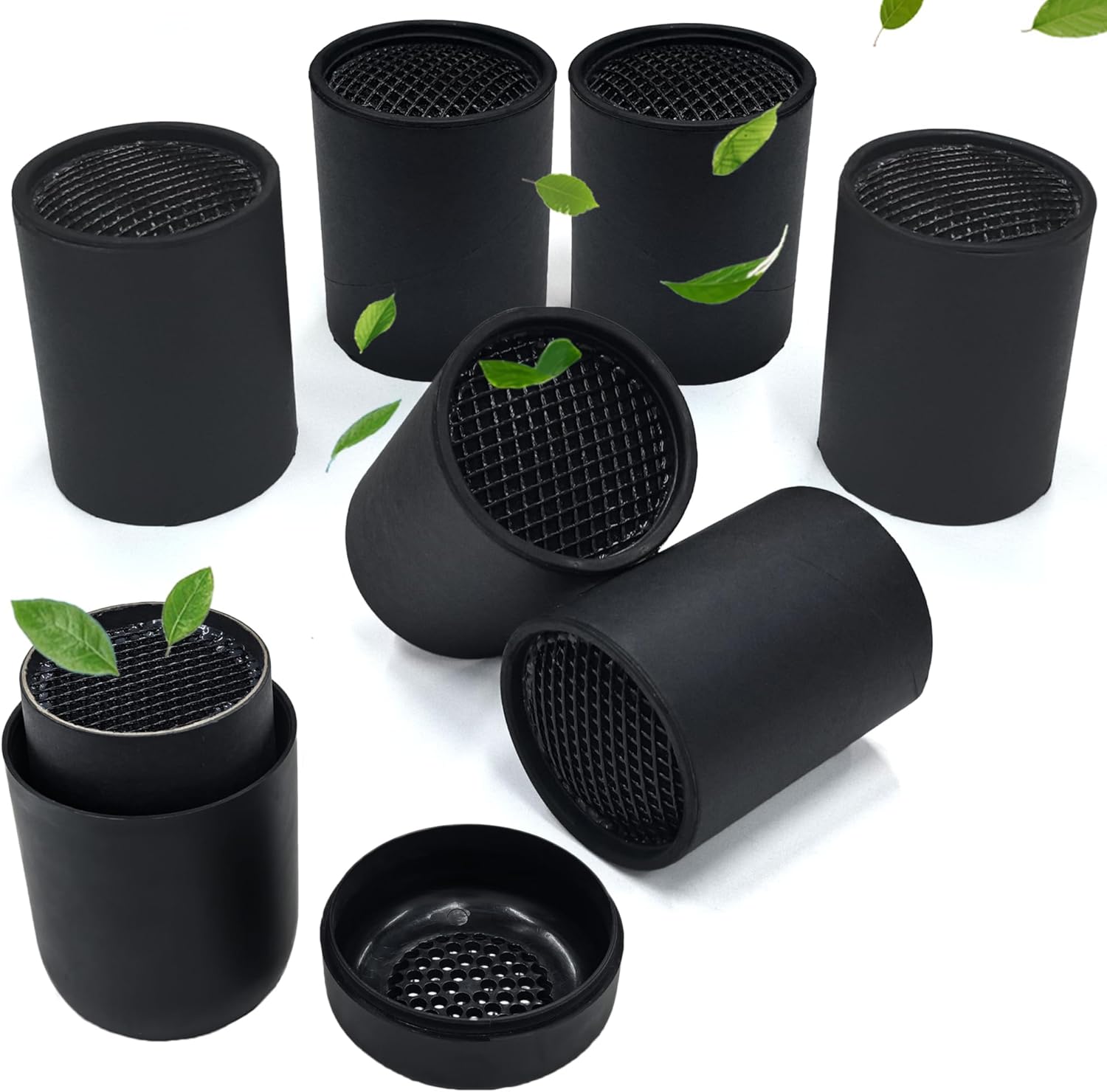 NewKe 6 Pcs Replacement Filter Cartridges for Sploofy Personal Smoke Air Filter, HEPA & Carbon Filtration, Long Lasting Air Filter Cartridge Replacement Filter, Up to 500 Uses
