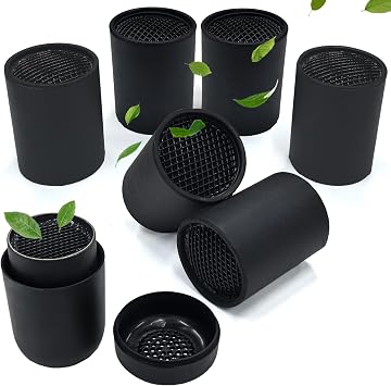 NewKe 6 Pcs Replacement Filter Cartridges for Sploofy Personal Smoke Air Filter, HEPA & Carbon Filtration, Long Lasting Air Filter Cartridge Replacement Filter, Up to 500 Uses