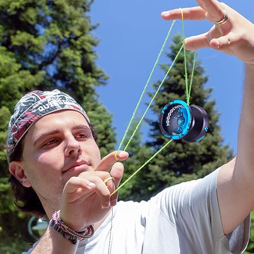 Miniatura 8 de WATIEOBOO Yoyo - Rodamiento Yoyo profesional sensible para niños, rodamiento Yoyo para principiantes, no responde, para adultos, jugador de Yoyo