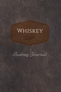 Whiskey tasting journal: 125-pages, 6 x 9 in (15.2 x 22.9 cm), cream pages