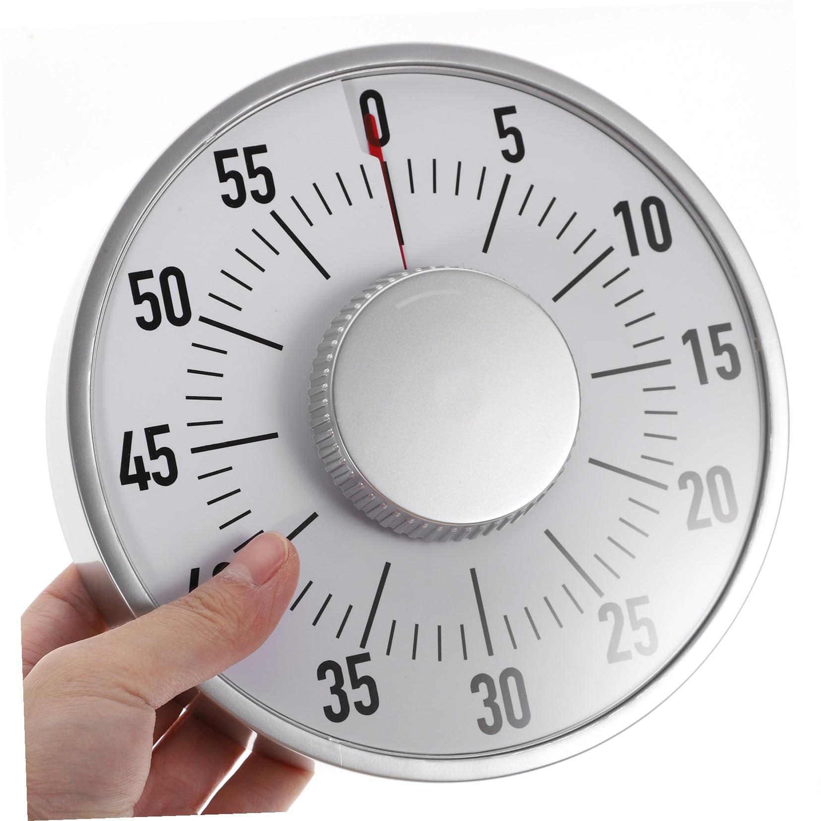 MAGICLULU Timer da Cucina per Studio in Abs Bianco, Conto alla Rovescia Promemoria, Pratico per Cottura e Allenamento
