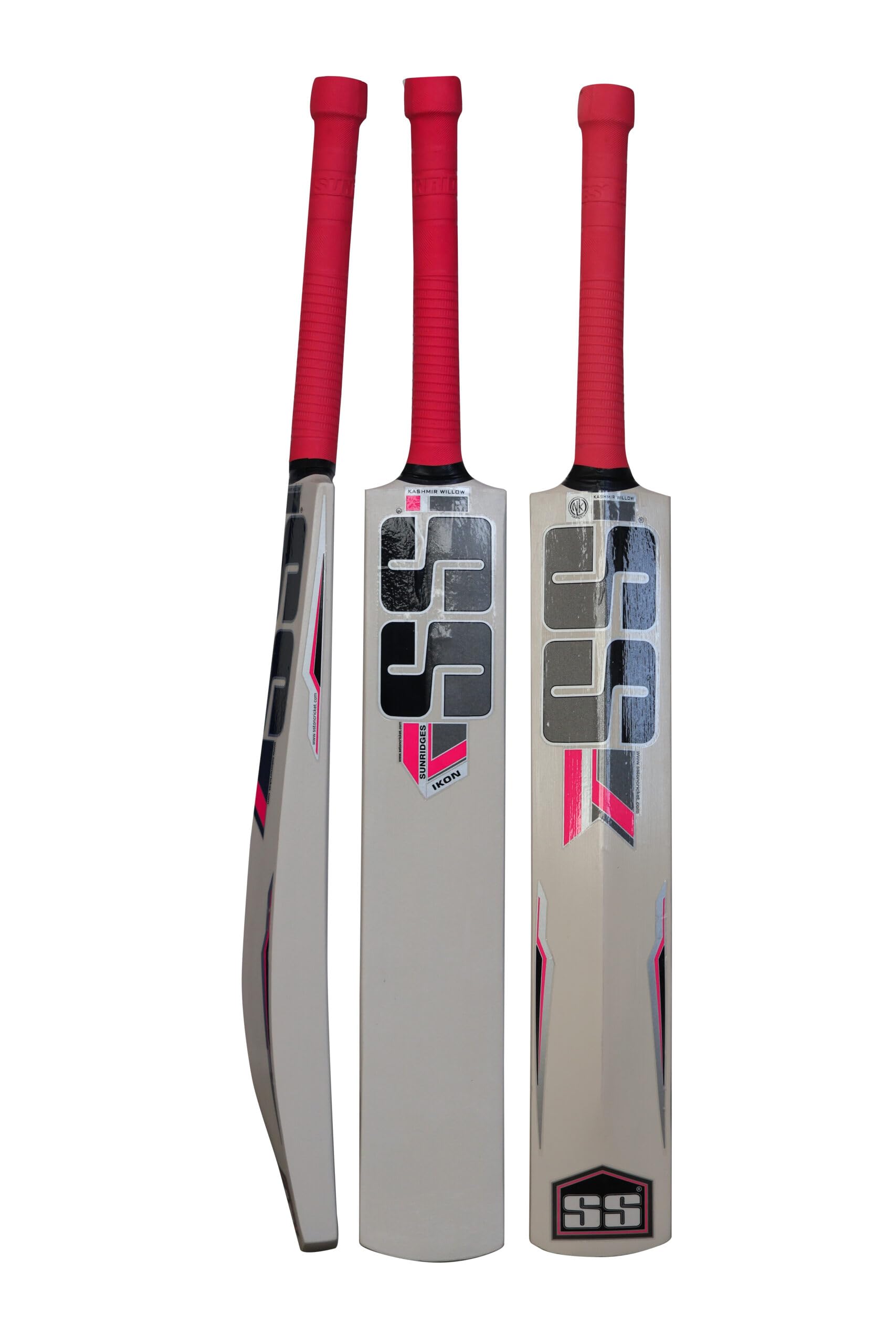 SS Ikon No. 5 Kashmir Willow Cricket Bat Size 5 | Lightweight Junior Cricket Bat for Kids 11–13 Years | Short Handle Training Bat-picture-12