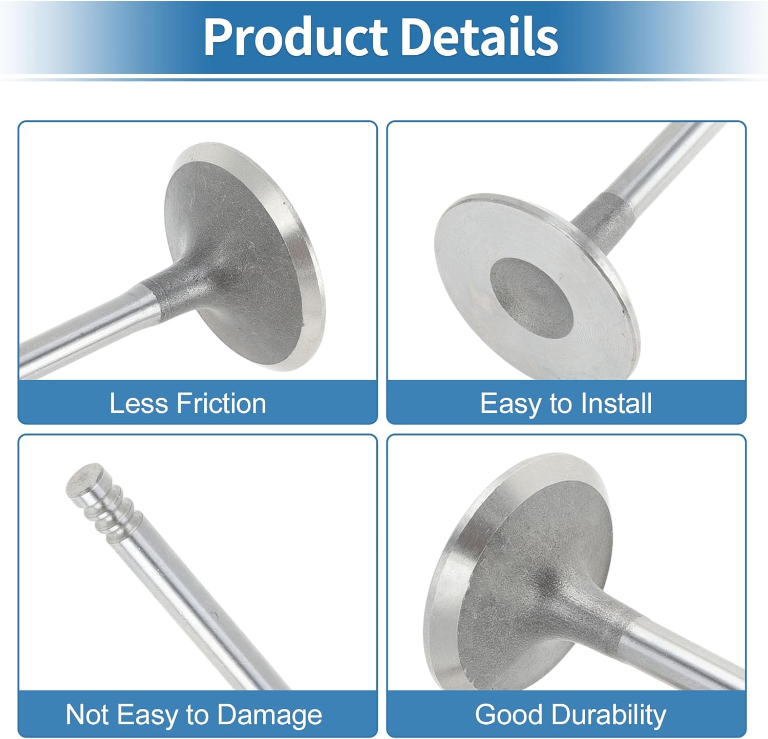 16pcs No.55569450 Engine Intake and Exhaust Valve Kit with Valve Seals for Chevrolet Cruze LS 1.8 2011-2015 for Chevy Sonic 1.8 2012-2018