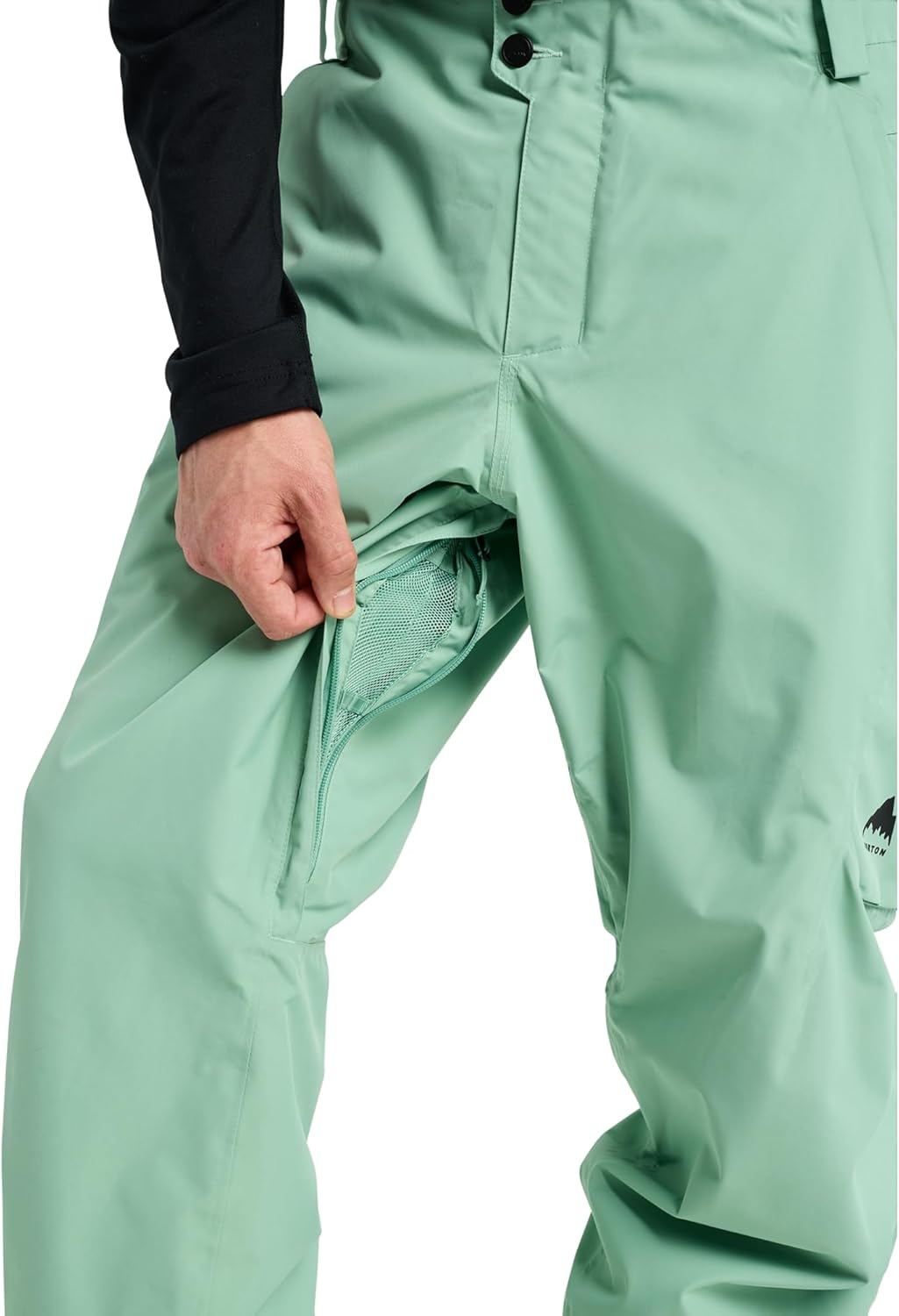 Burton Men’s Reserve 2-Layer Insulated Pants – Waterproof Winter Snowboard Pants – Soft Sage, XX-Large - Image 6