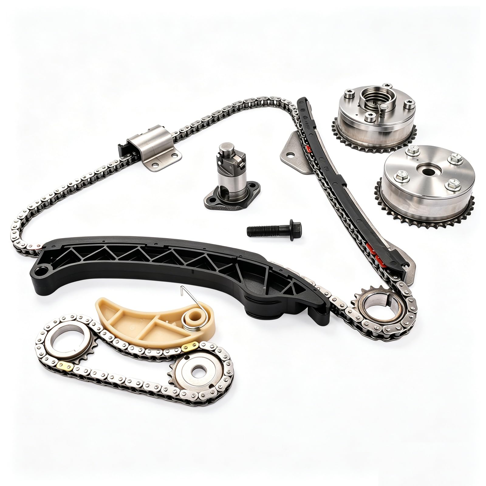 Timing Chain VVT Gear Sprocket Kit Replacement for 2009-2015 Toyota Prius Corolla Matrix Scion XD Pontiac Vibe 1.8L Part# 13070-0T010 13050-0T010