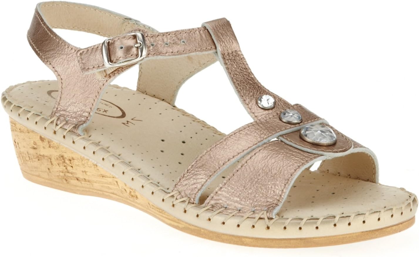 Women's Bambi Platinum Sandal 6 M (B)