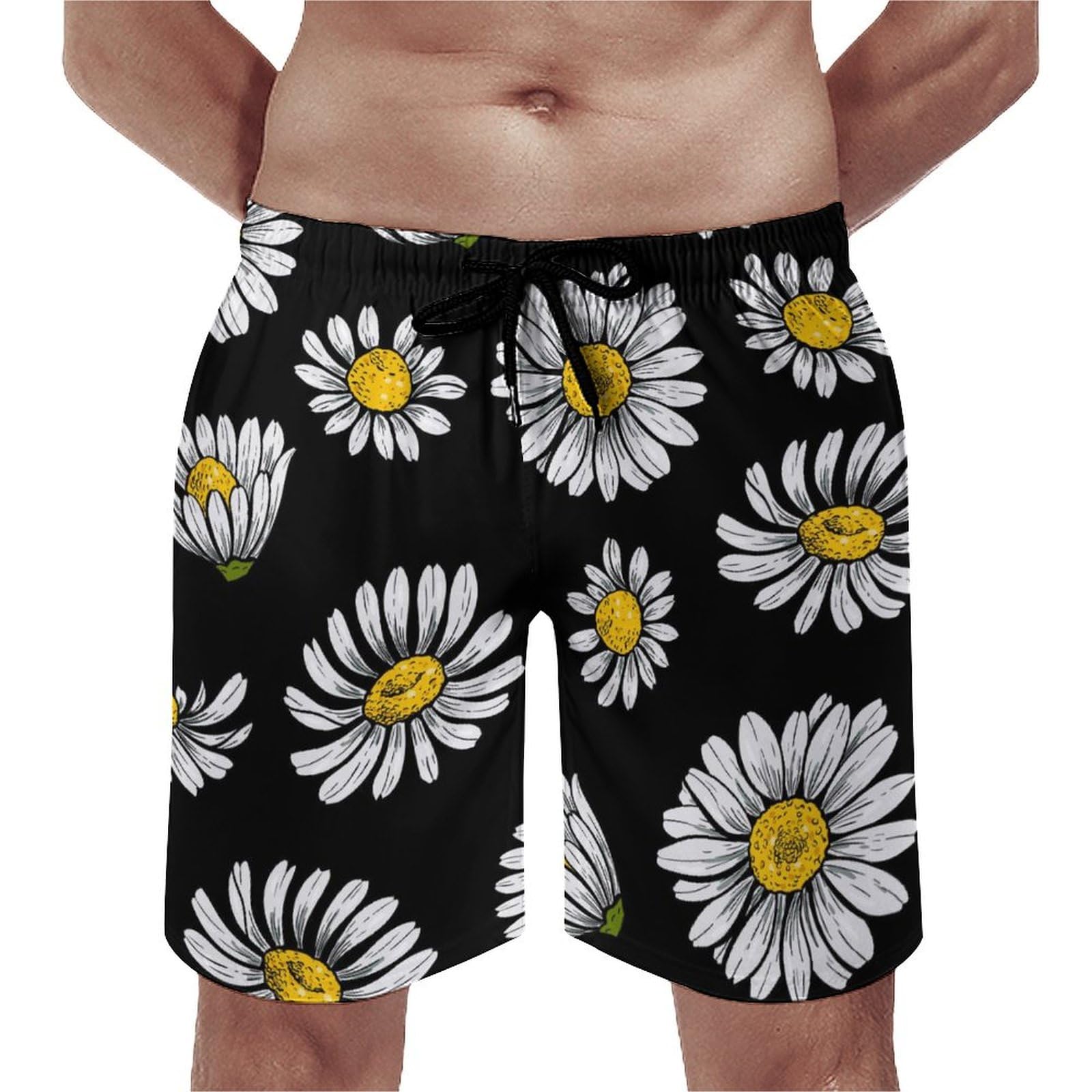Shorts de bain homme chrysanthème anti-irritation taille S - 8