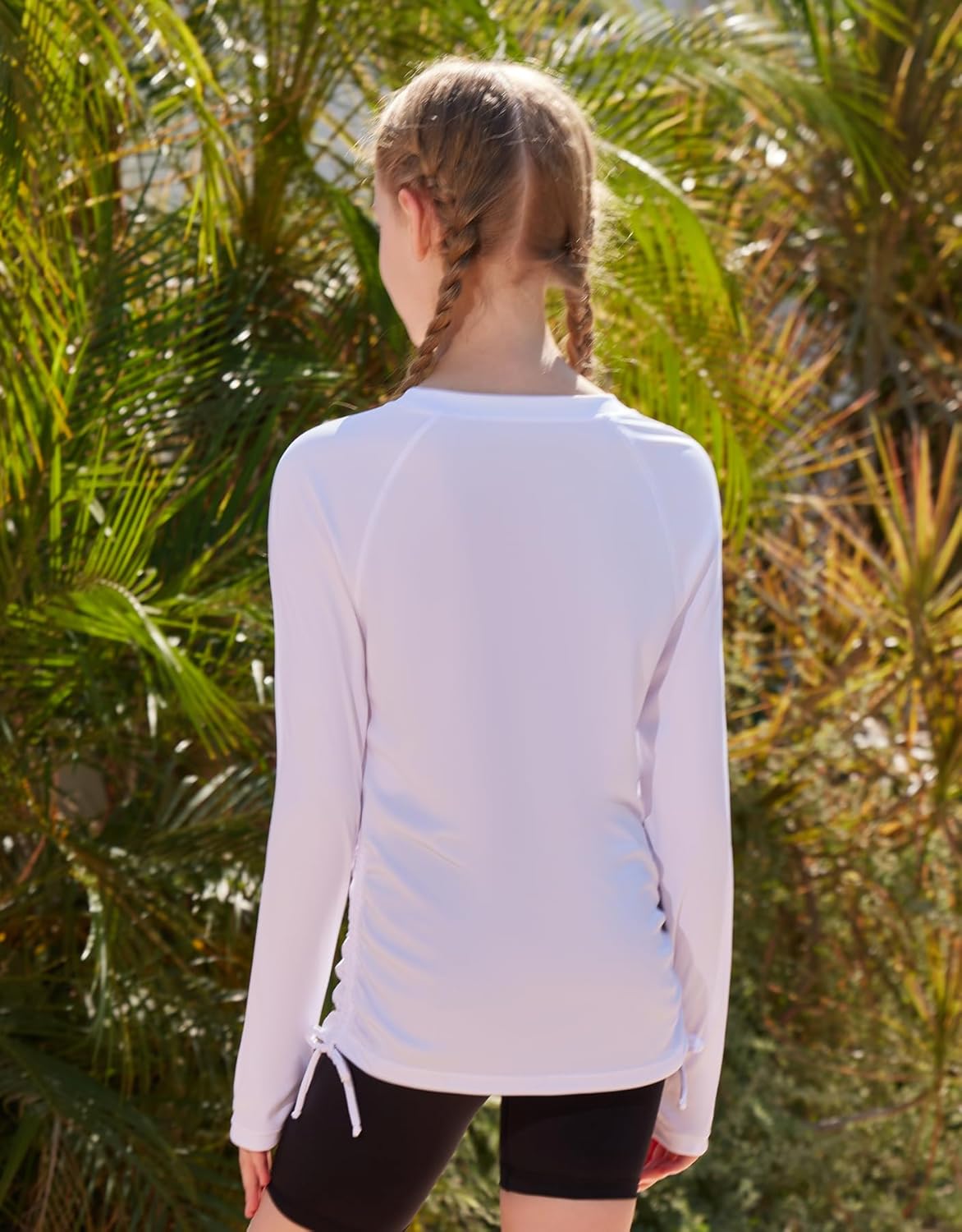 beautyin Rash Guard for Girls Long Sleeve Swim Shirt UPF 50+ Sun Protection Teen Girls Swimsuit Athletic Shirts 7-16Y