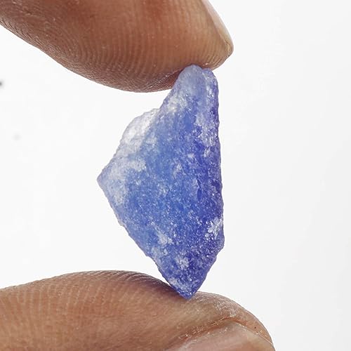 Miniatura 3 de Zafiro azul rugoso 14.00 ct cristal de zafiro para el diseñador de decoración del hogar - Piedra preciosa de zafiro azul crudo FD-473, Gema, azul
