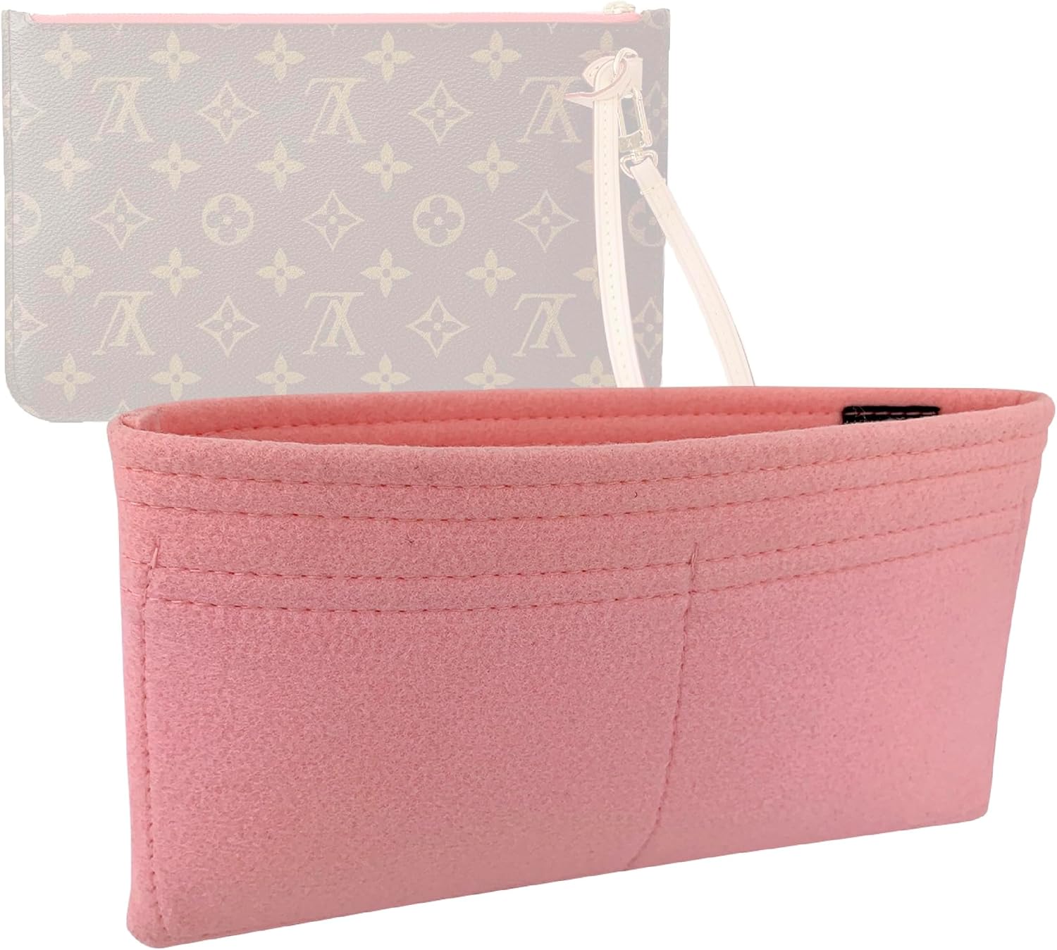 Bag Organizer for LV Neverfull MM/GM Pouch - Premium Felt (Handmade/20 Colors)