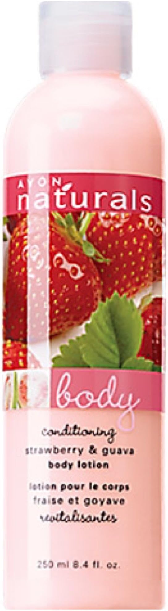 Avon Naturals Conditioning Strawberry & Guava Body Lotion 8.4 Fl Oz