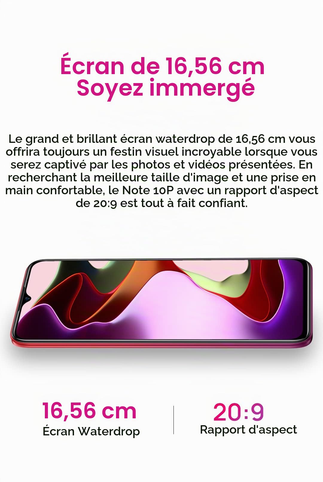 Téléphone Debloqué Ulefone Note 10(P), 3Go RAM 128Go ROM, Triple Caméra 13MP, Smartphone Double SIM, 6,5'' HD+, 3 Emplacements pour Cartes, Android 11, Batterie 5500mAh, Empreintes Digitales Noir