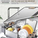 Titanium Cutting Board Double Sided Pure Titaniums Cutting Boards for Kitchen, Pure Titanium & Wheat Straw PP Food Grade Metal Cutting Board, Non-Slip Durable and Easy to Clean (Large)