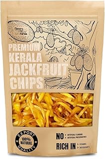 FLAVORS OF KERALA (FOK) | Premium Kerala Jackfruit Chips | Crispy, Tasty, Namkeen Snack Wafers | 80 Grams