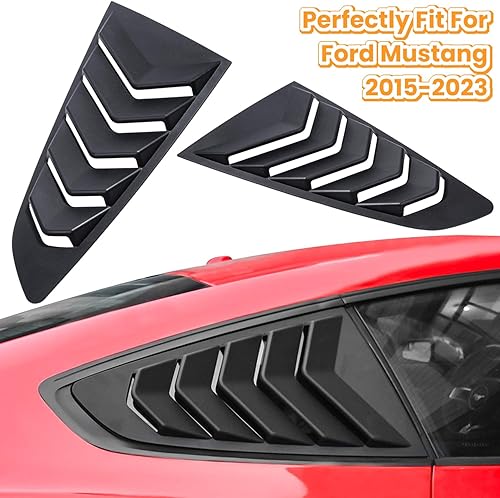 Miniatura 2 de Escobilas para ventana lateral para Ford Mustang 2015 2016 2017 2018 2019 2020 2021 2022 2023, cubierta para parabrisas con protección solar,