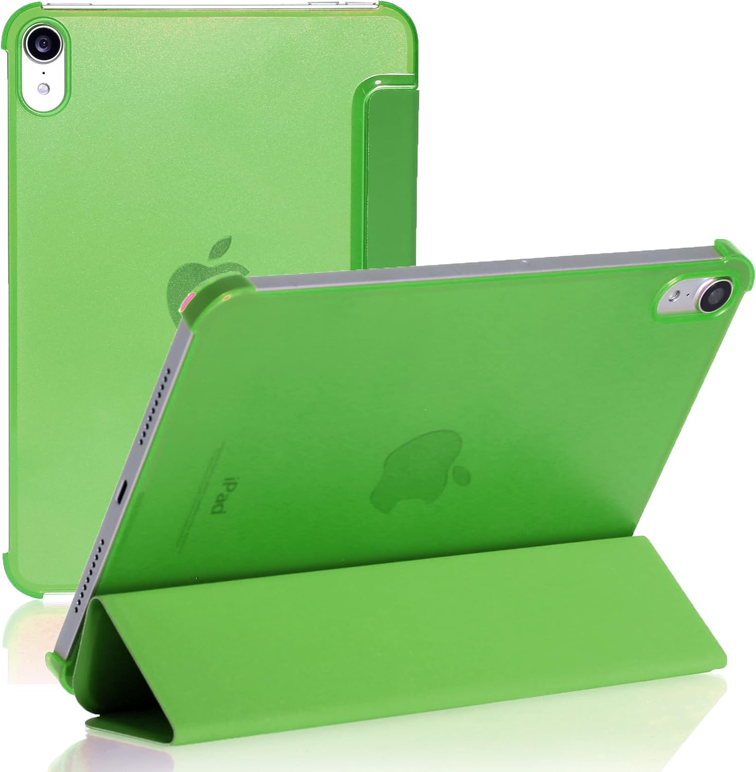 Smart Case for iPad Mini 6 (2021) & Mini 7 / A17 Pro (2024) 8.3-inch - Magnetic Sleep/Wake Stand Cover (Green) - Image 3
