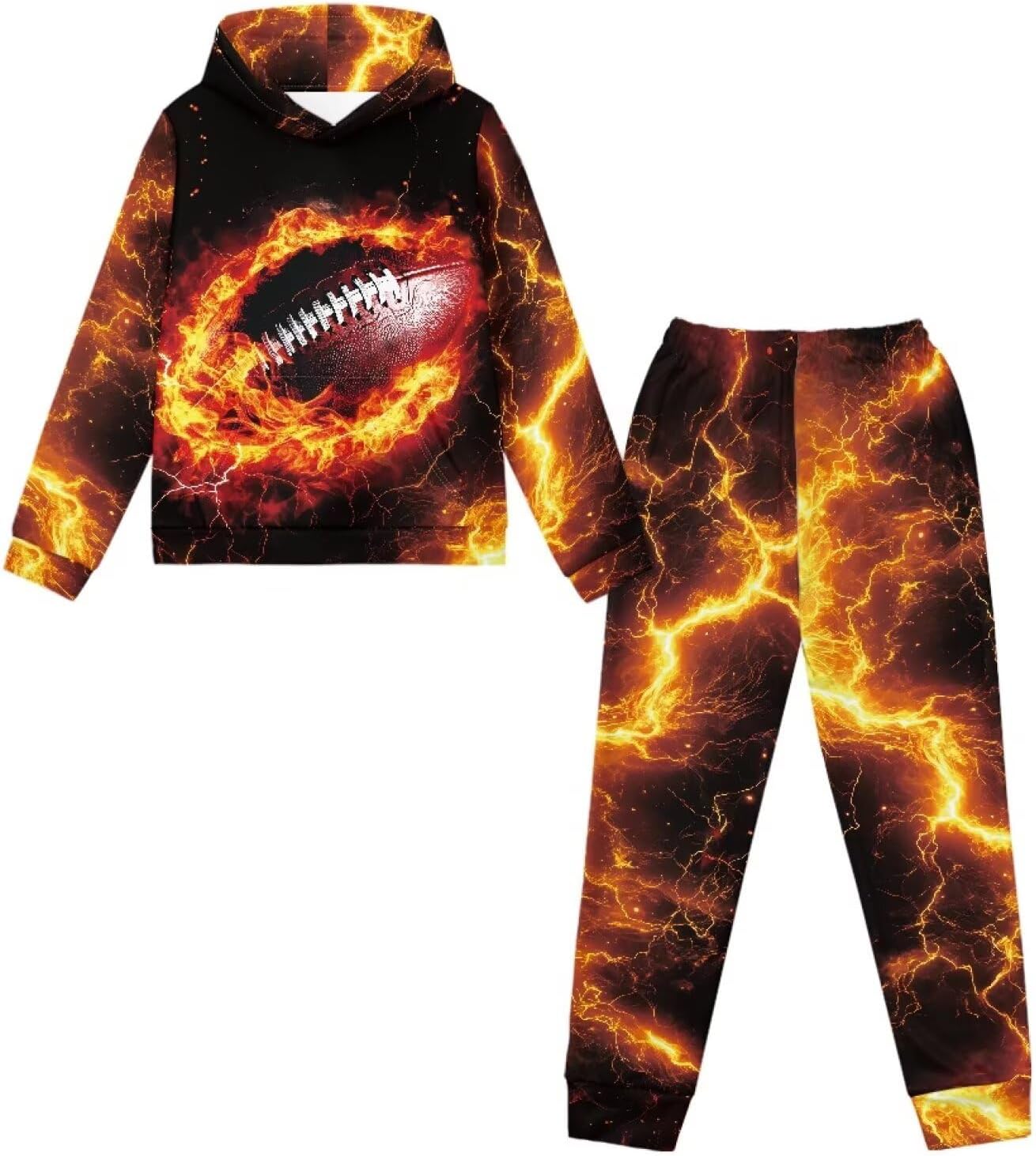 Boys Pants Set 5-12 Stylish Hoodies Sweatshirts and Sweatpants Tracksuits Soft Long Sleeve Hoodie Sweatsuit Sets