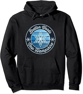 Bretton Woods New Hampshire NH Ski Souvenir Snow Graphic Pullover Hoodie