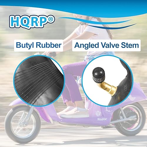 Miniatura 6 de HQRP Tubo interior de neumático de 12.5 x 2.25 pulgadas con válvula en ángulo para bicicletas de bolsillo, scooters de gas, scooters eléctricos,
