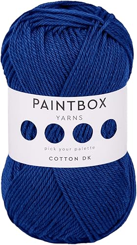 Miniatura 43 de Paintbox Yarns Hilo DK 100% Algodón 1.76oz (50g), 137 Yardas (125m) - Vino Tinto para Crochet, Tejer - Hilo Suave y Ligero de Doble Punto para Ropa