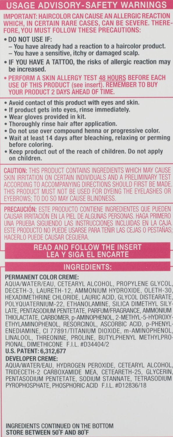 L'Oreal Paris Excellence Creme Triple Protection Hair Color, Light Auburn (Warmer) [6R] 1 ea (Pack of 2)