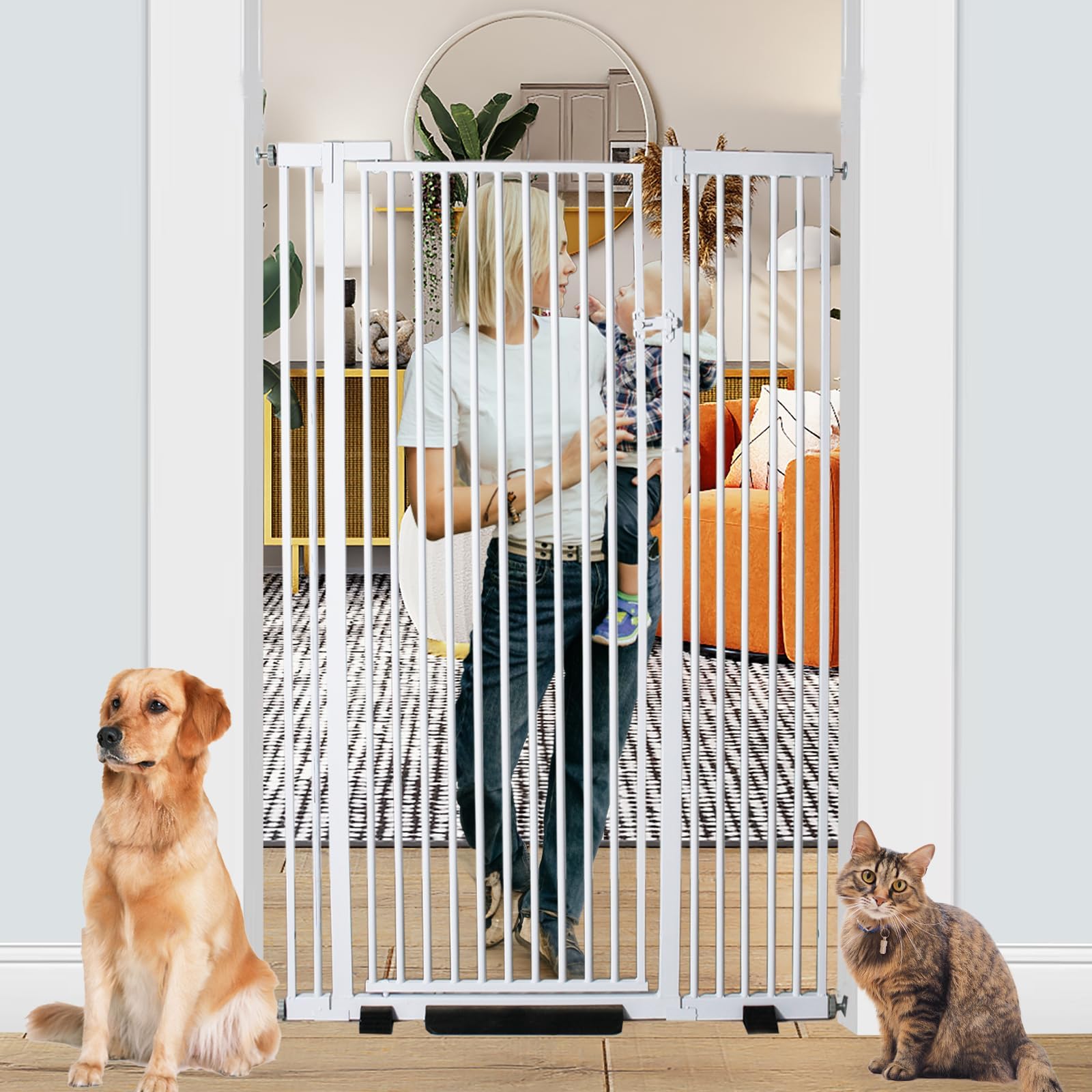 ZOUTEX 4 Pack Cat Gate Wall Protector, Safety Protect Walls