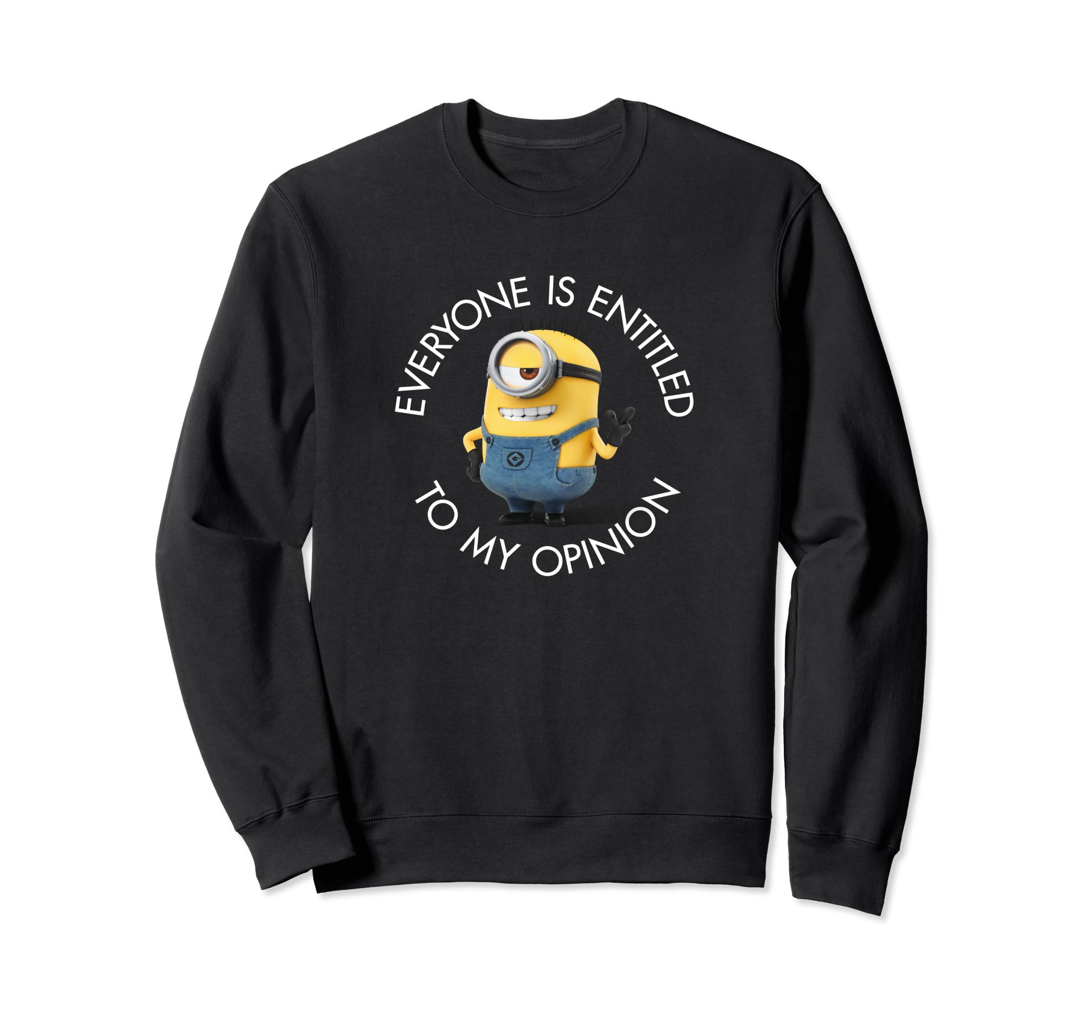 Despicable Me Minions Carl Everyone Entitled To My Opinion Felpa