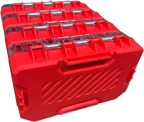 Miniatura 2 de Craftsman Nano Small Versastack - Cajas de almacenamiento de plástico apilables (4 unidades)